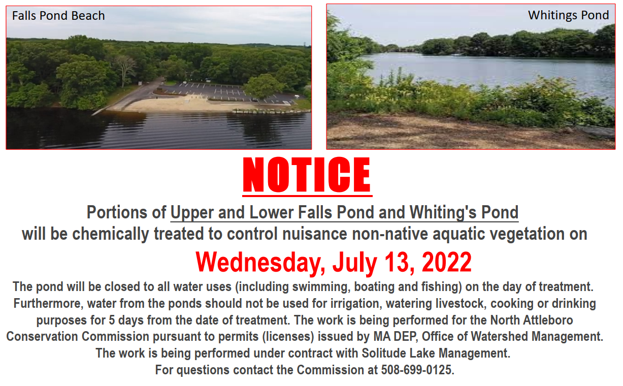 pond closure notice