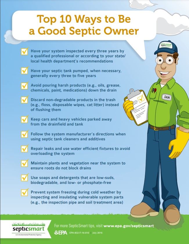 Good Septic Owner flyer